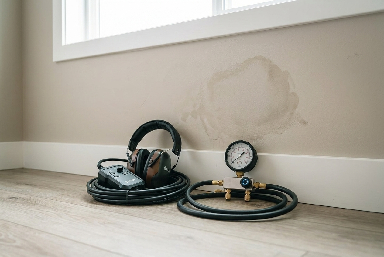 Electronic acoustic leak detection equipment