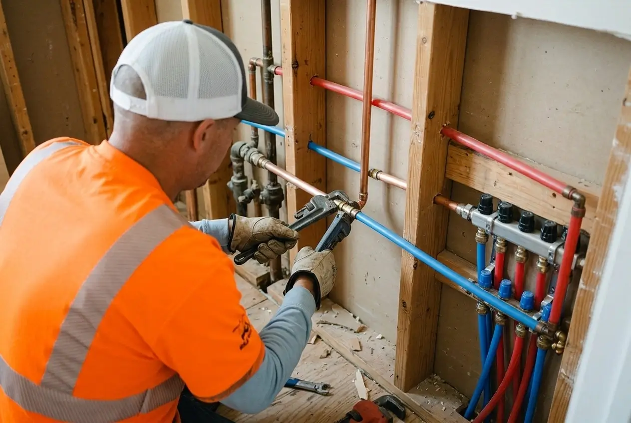 Whole-home repiping service
